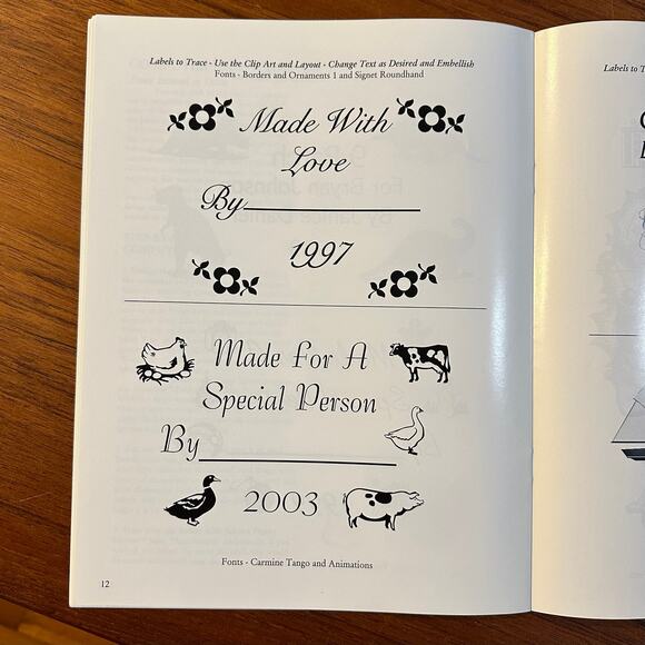 New Labels Quilt Pattern Book - Picture 3 of 4